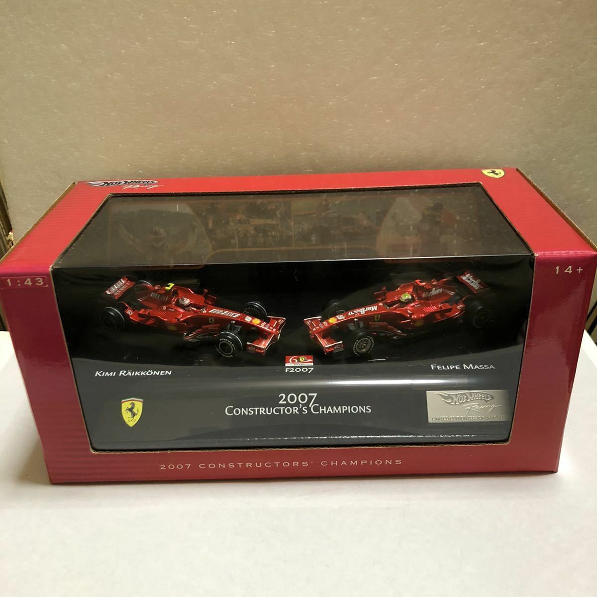 HOT WHEELS Racing FERRARI 2007 CONSTRUCTOR's CHAMPIONS F2007 HOT WHEELS Racing FERRARI 2007 CONSTRUCTOR's CHAMPIONS F2007