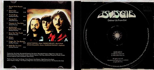 Budgie -Deliver Us From Evil CD -1996 Griffin Music (1982 Hard Rock Album) - Picture 2 of 4