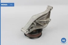 10-13 Jaguar XJL X351 Engine Motor Lower Belt Idler Pulley Bracket w/ Pulley OEM