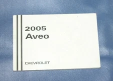 2005 Chevrolet Aveo Factory Original Glovebox Owners Manual Book