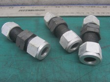 SWAGELOK 1/2" STEEL BULKHEAD UNION TUBE FITTING  LOT OF 3 PIECES