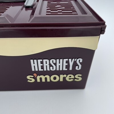 hershey tackle box Mr. Bar-B-Q Hershey's Smores Caddy Tray Organizer - Smores Station to Store All Essentials On The Go for Picnics, Camping w/Removable Tray & Carrying Handle handed after a workout again Summer Nights S'mores Snacklebox for