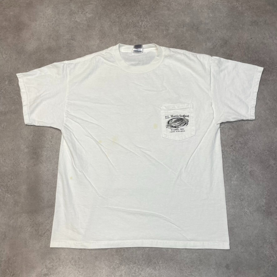 Basket CaseT-Shirt Mens Crabs Graphic Humour Spellout Tee, White Large image 2