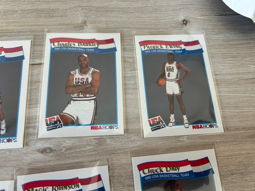 1991-92 NBA Hoops Set McDonald's USA Dream Team - All 12 cards w/Michael Jordan! - Picture 6 of 7