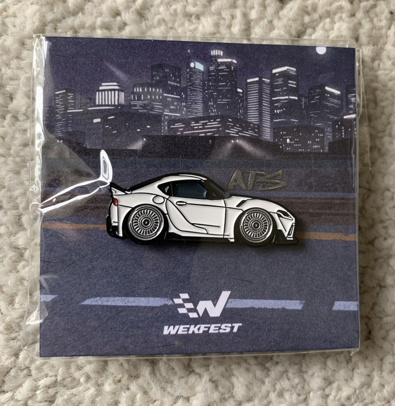 Leen Customs WEKFEST  Toyota A90 Supra Limited Edition Enamel Pin #/250 Sold Out