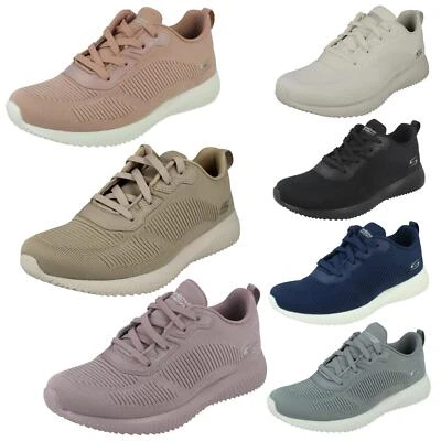 Baskets Sportives À Lacets Skechers Bobs Squad - 'Tough Talk' 32504 Pour Femmes - Photo 1/4