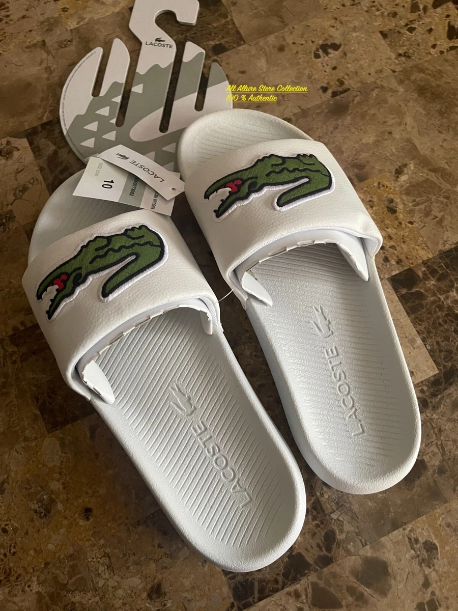 At passe ophavsret lyserød LACOSTE Men&#039;s Big Croc 319 US Slide Sandals Pick size &amp; Color |  eBay