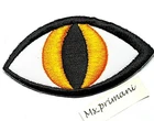 Monster Eye Embroidered Iron On Badge / Sew On Patch Jeans Biker Jacket Bag Hat
