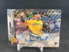 2020 TOPPS CHROME JAMES MARVEL ROOKIE AUTO PITTSBURGH PIRATES