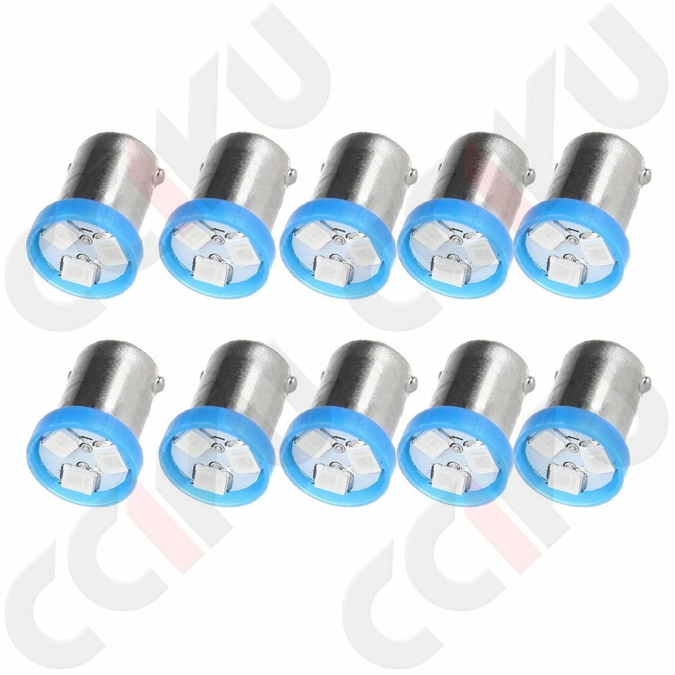 10X For Chevrolet Ultra Blue 2835 LED BA9S 1815 Dash Instrument Panel Light Bulb - Изображение 2 из 4