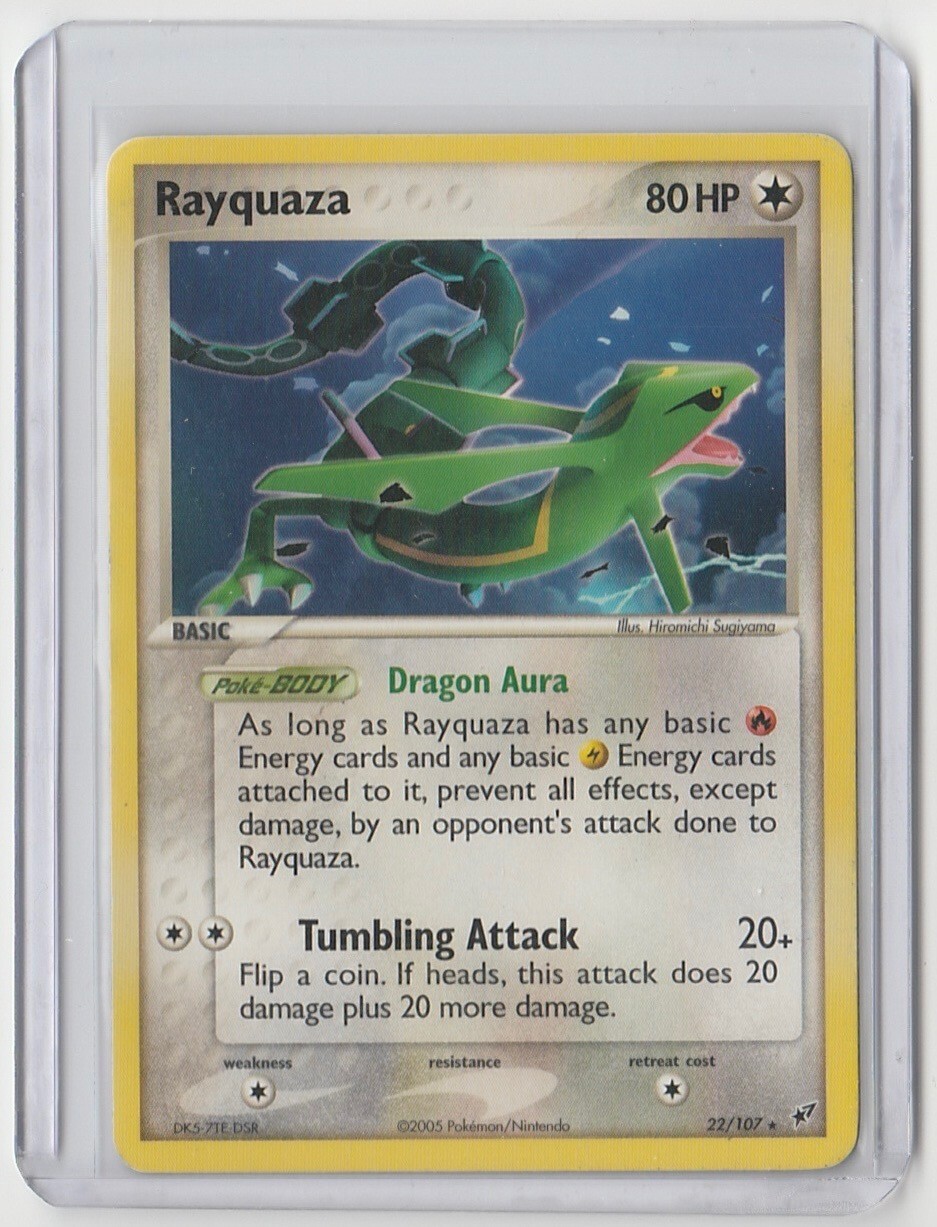 RAYQUAZA 22/107 - EX DEOXYS SET 2005 POKEMON CARD