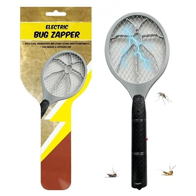 GENERISE Bug Zapper Racket Safe Electric Fly Swatter Mosquito Bat Wasp Insect Pest Killer