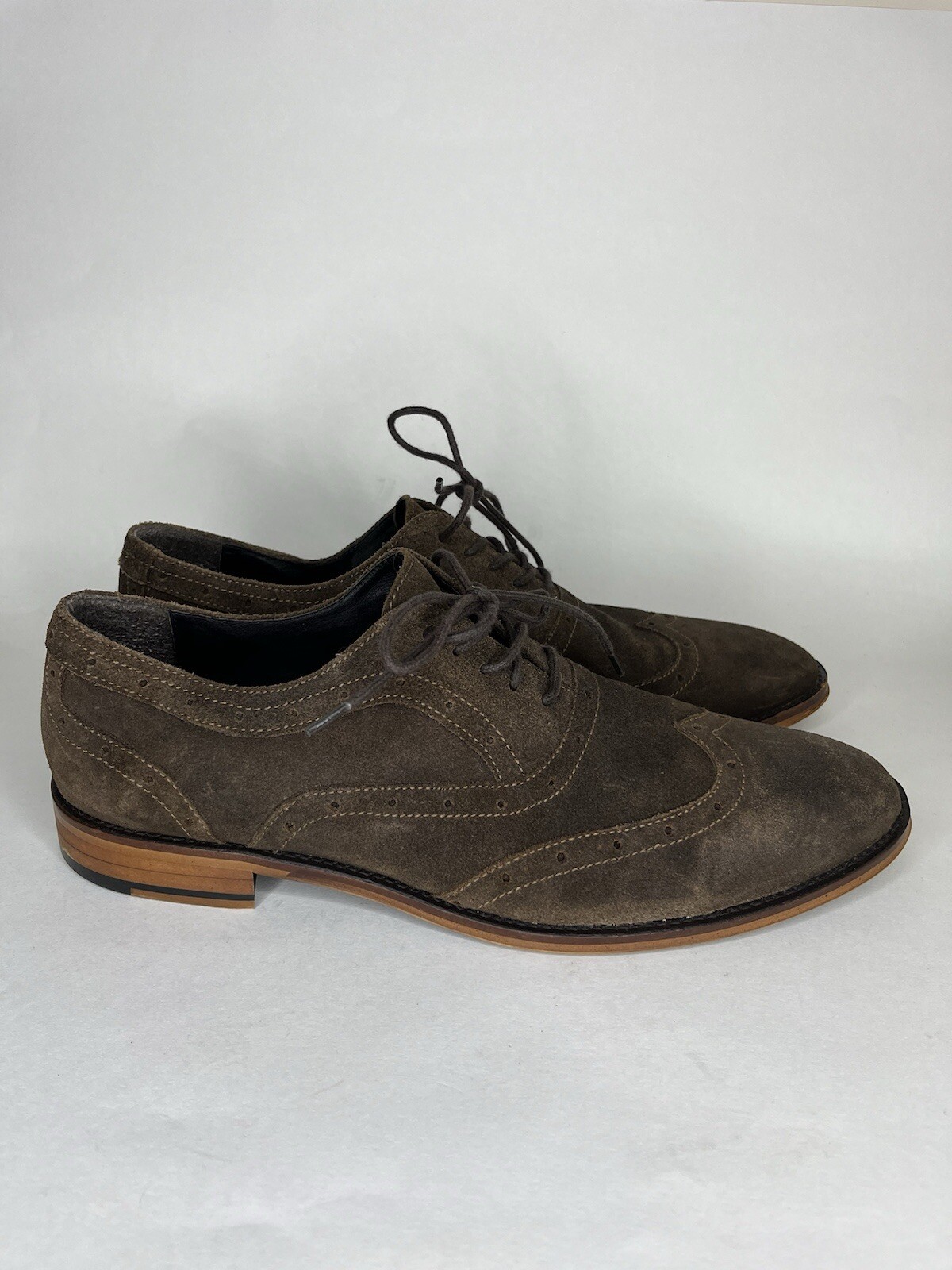 SAOLA scarpe uomo gordon rush Oxford stringate uomo taglia 10 5 pelle scamosciata marrone