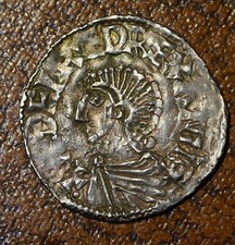 Aethelred II (978-1016), Penny, Long Cross type, Moneyer Aelfred, Canterbury