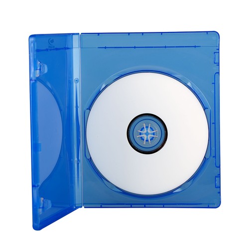 Single DVD CD Empty Case Disc Storage Blu-ray Plastic Jewel Holder Clear Sleeve - Afbeelding 3 van 7