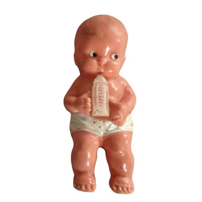 1950's Irwin Celluloid Baby Doll with Bottle
