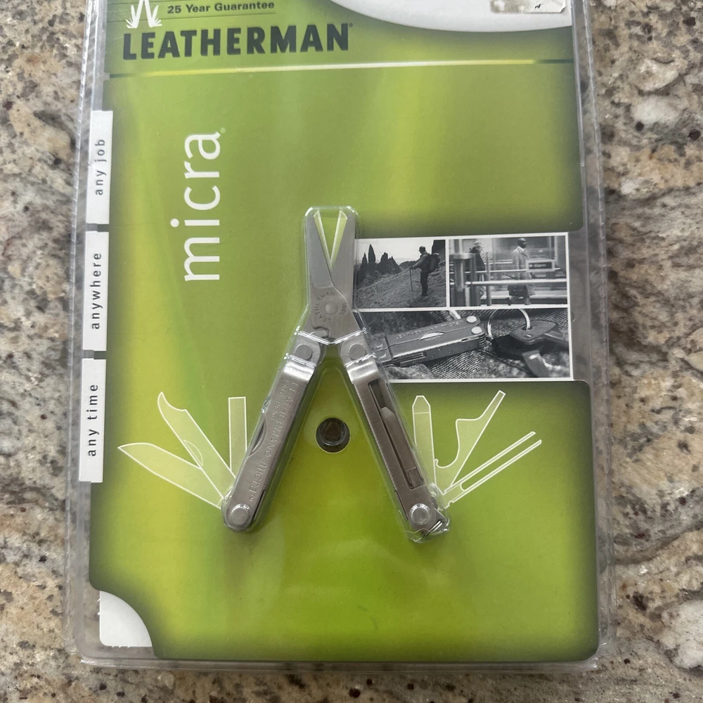 Vintage 2001 Leatherman Micra Multi Tool New Sealed USA Made  