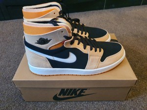 Nike Air Jordan 1 Alto Zoom Air-UK 10.5 - US 11.5 - vendido-Pumpkin Spice |  eBay