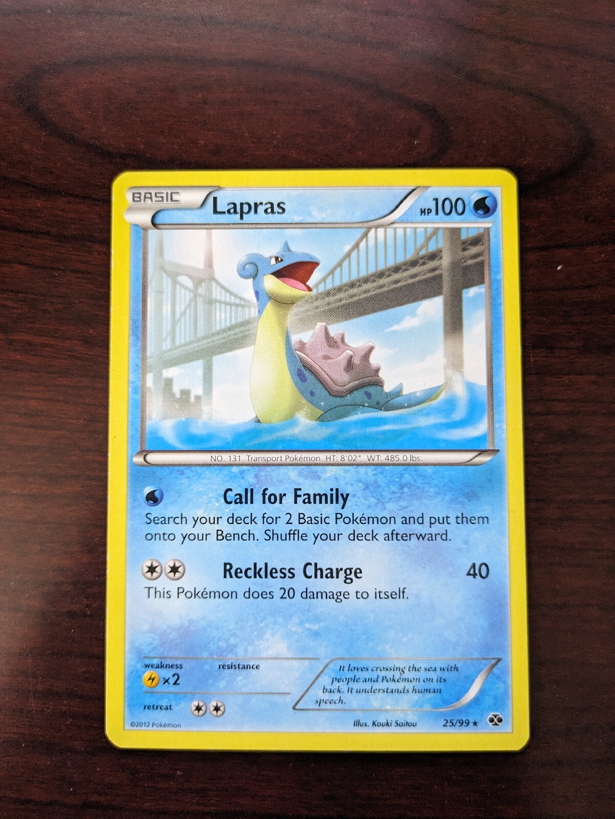 Lapras 25/99- Next Destinies- NM/M- RARE