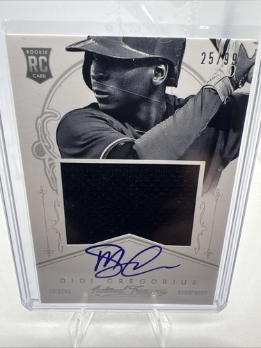 2013 NATIONAL TREASURES Didi Gregorius Auto Jersey RPA 25/99 RC Autograph SP. Dn - Picture 5 of 5