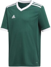 adidas Boys Tabela 18 Unisex Soccer Jersey, GREEN COLOR, YOUTH LARGE