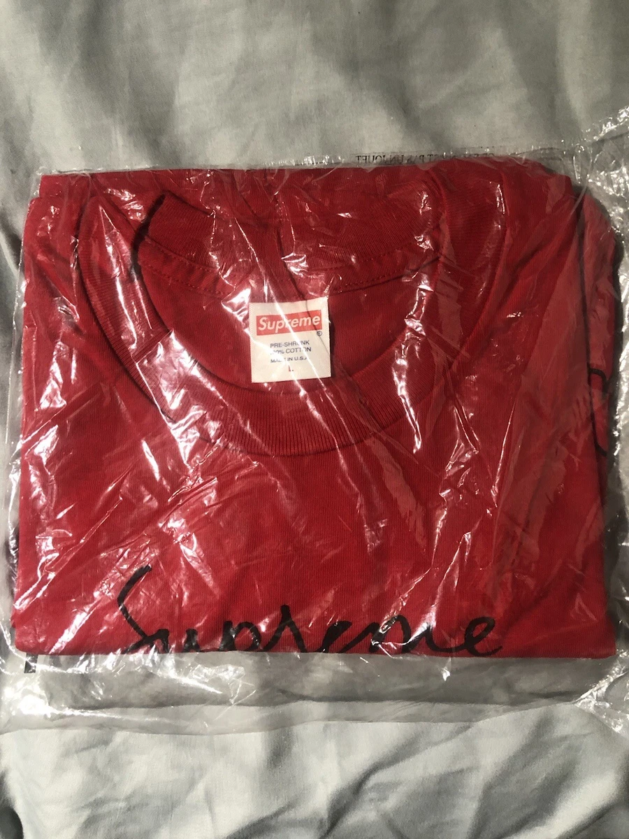 Supreme Madonna Tee Red Men's Size Large Graphic Box Logo T-Shirt