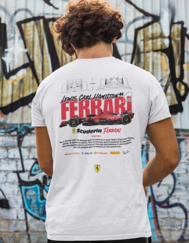 Scuderia 44 T-SHIRT | FERRARI | FORMULA 1 LEWIS HAMILTON - Picture 20 of 28