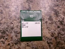 50 SIZE 140/22 GROZ-BECKERT 62X57 5640 DVX57 SEWING MACHINE NEEDLES A519