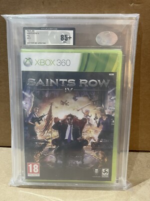 Xbox 360 Saints Row 4 UKG/VGA/WATA bewertet 85+ NM 2013 Neu Versiegelt