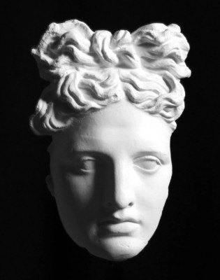Apollo Belvedere Gipsguss, römische Wandskulptur