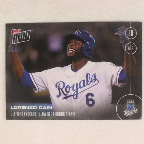2016 Topps Now 343 Lorenzo Cain