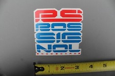 Rossignol Snowboards Red White Blue USA OG SNB7a Vintage Snowboarding STICKER
