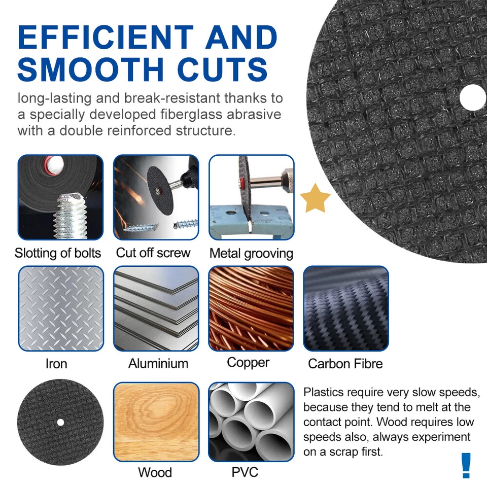 Trennscheiben für Dremel Mini Metall Trennscheiben Rotationswerkzeug Zubehör - Bild 3 von 4