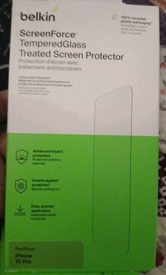 NEW Belkin ScreenForce TemperedGlass Treated Screen Protector For iPhone 15 Pro