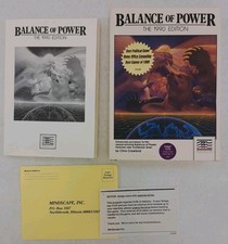 No Discs-Box/Manual Only- Balance of Power The 1990 Edition-Amiga 512 image