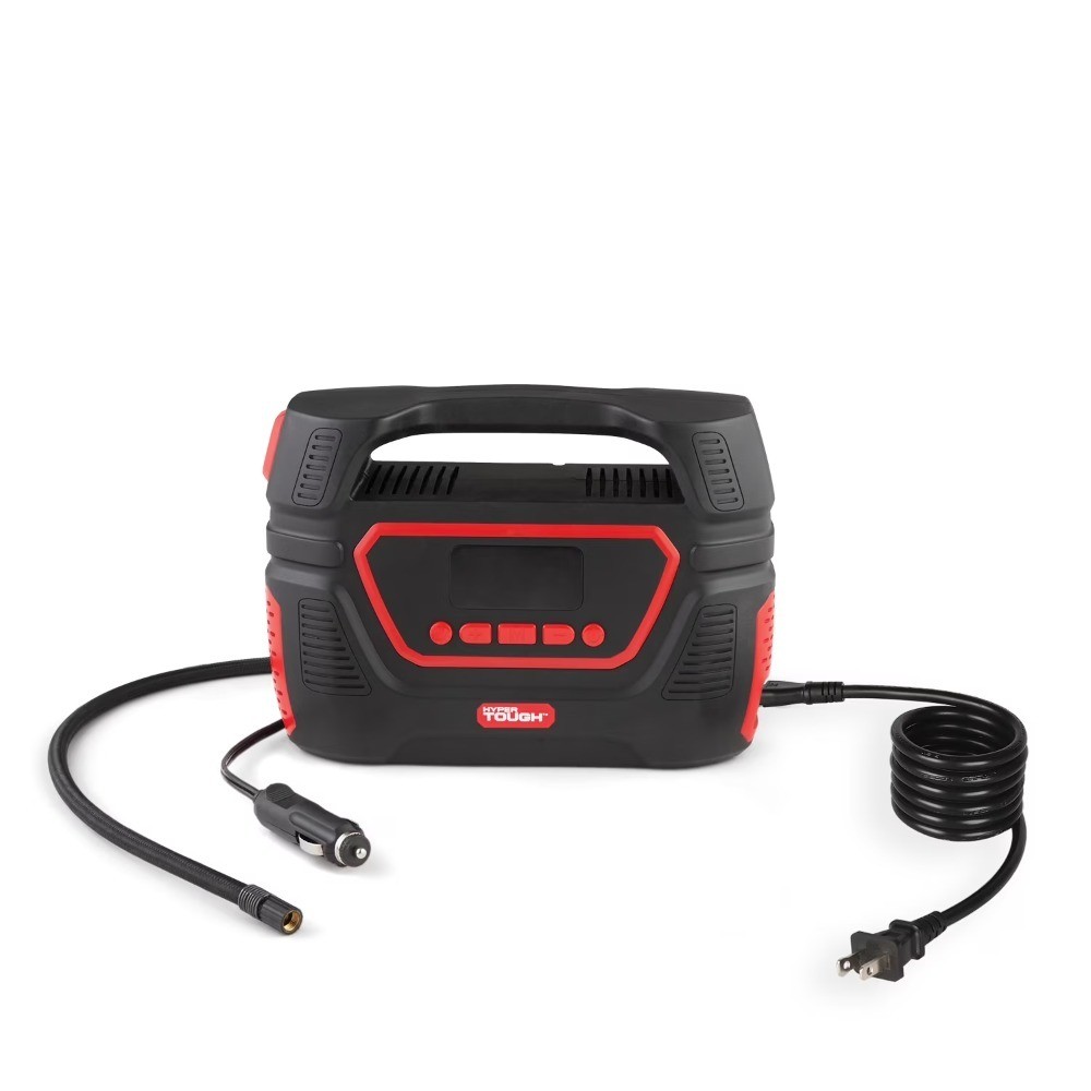 Power Digital Tire Inflator 12V DC Car and 120V AC Home for P195 65R15