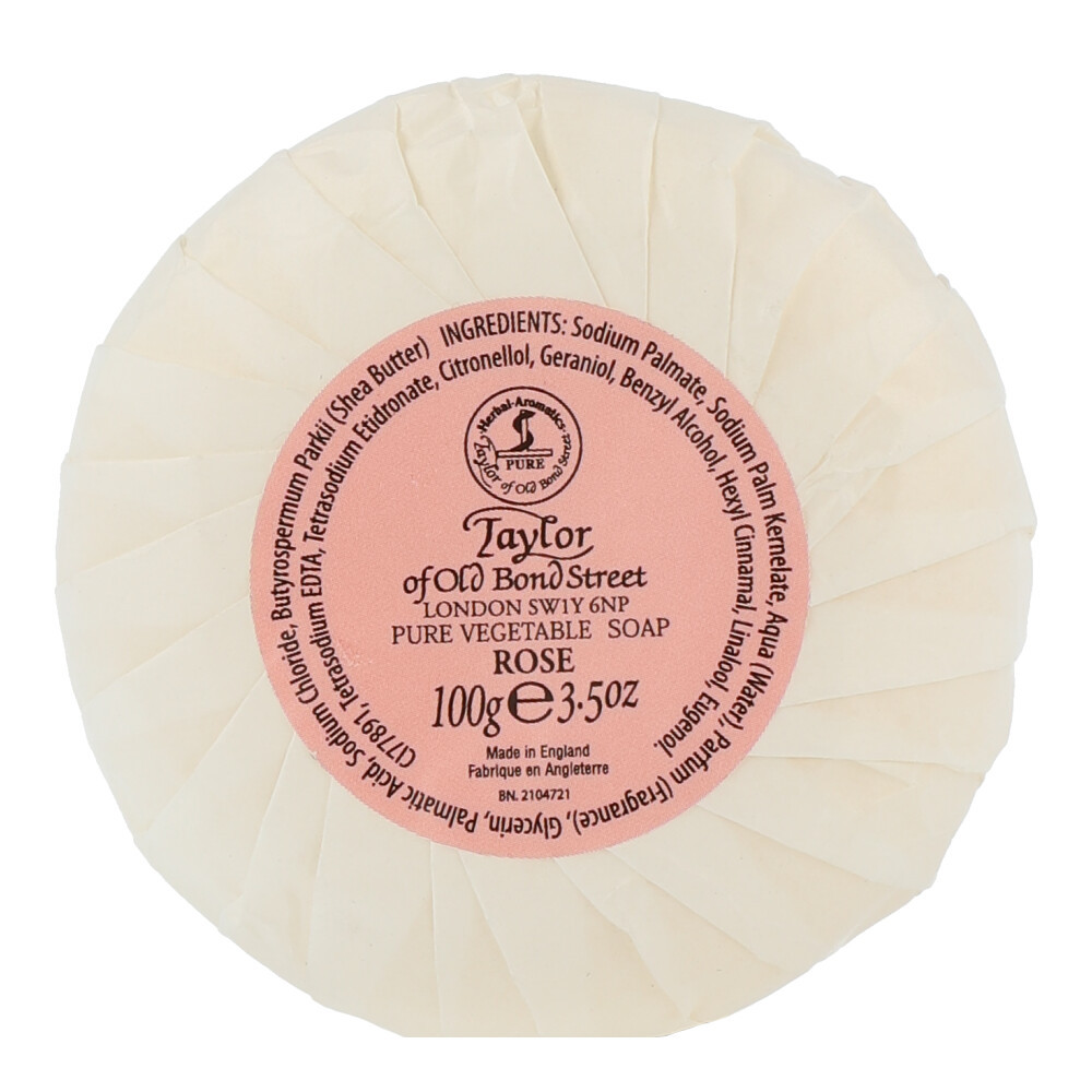 Мыло Taylor of Old Bond Street Soap - Розовое мыло для рук, 100 г