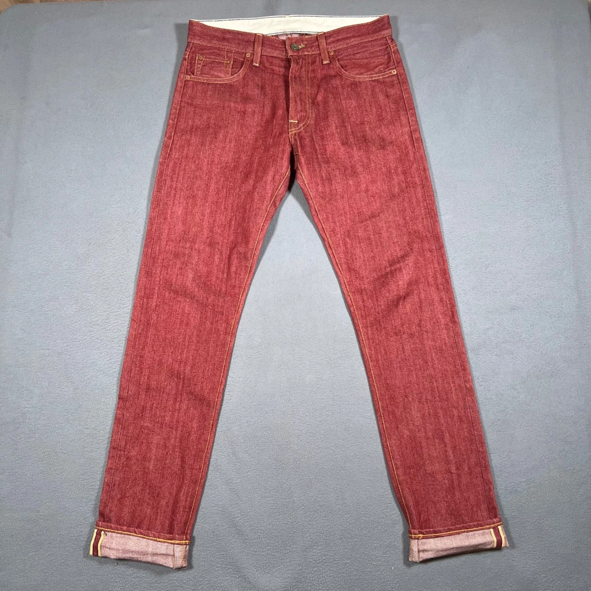 Selvage Red Jeans for Men for sale | eBay