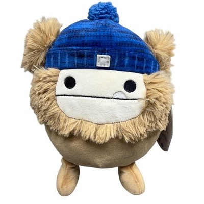 Squishmallows Benny the Bigfoot Blue Beanie Winter Plush 8 Inch S7 #433-5 NWT