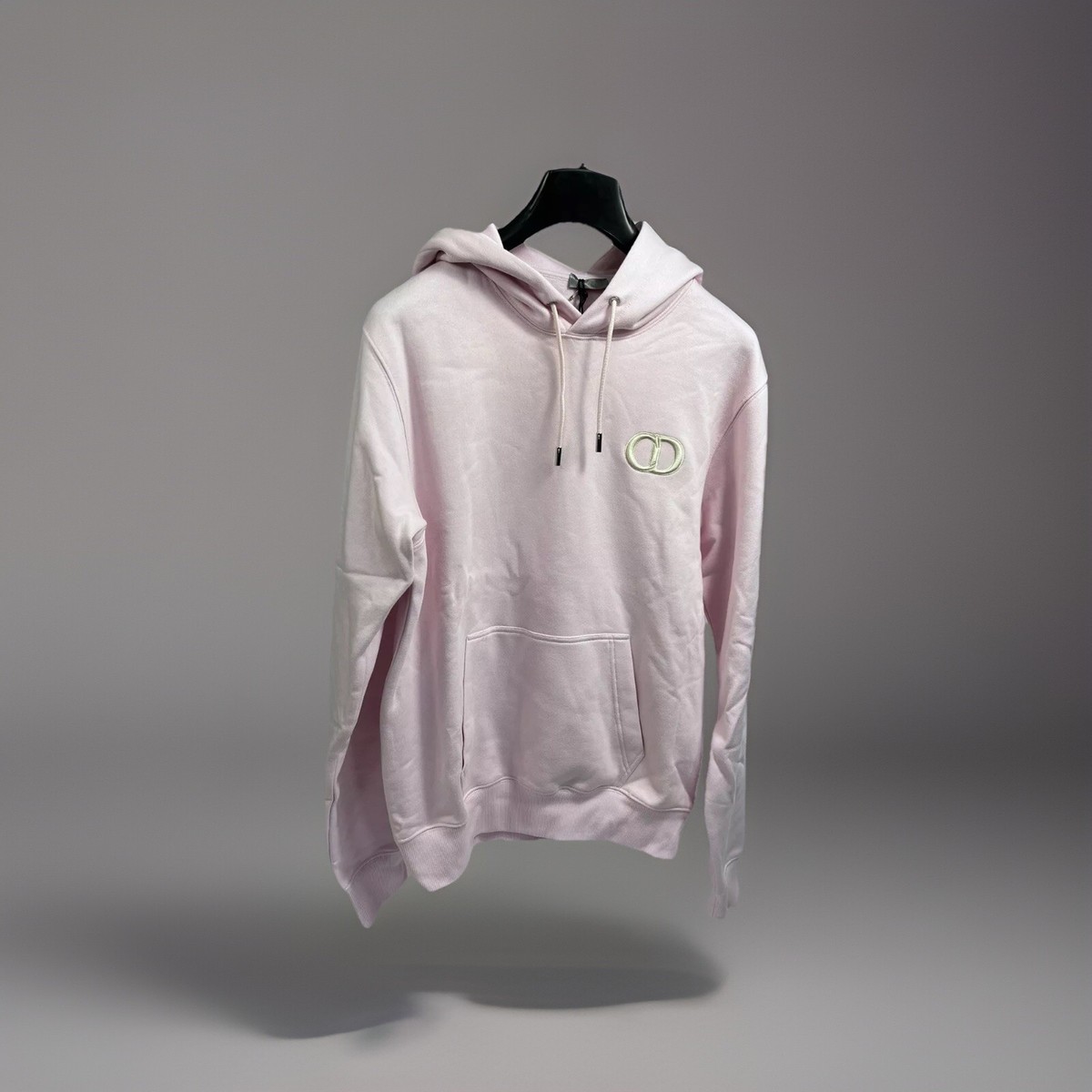 DIOR PINK CD COTTON HOODIE SIZE: M REP | eBay