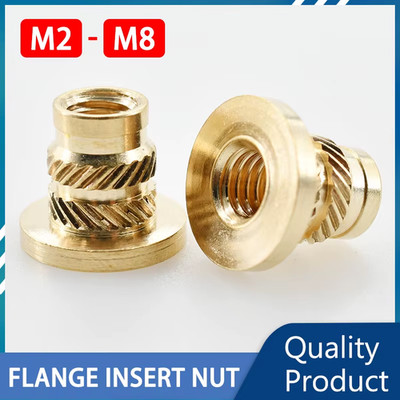Kupfer Gewindemuttern Einsätze M2-M8 Flansch T-Muttern für 3D Druck Heizung UK