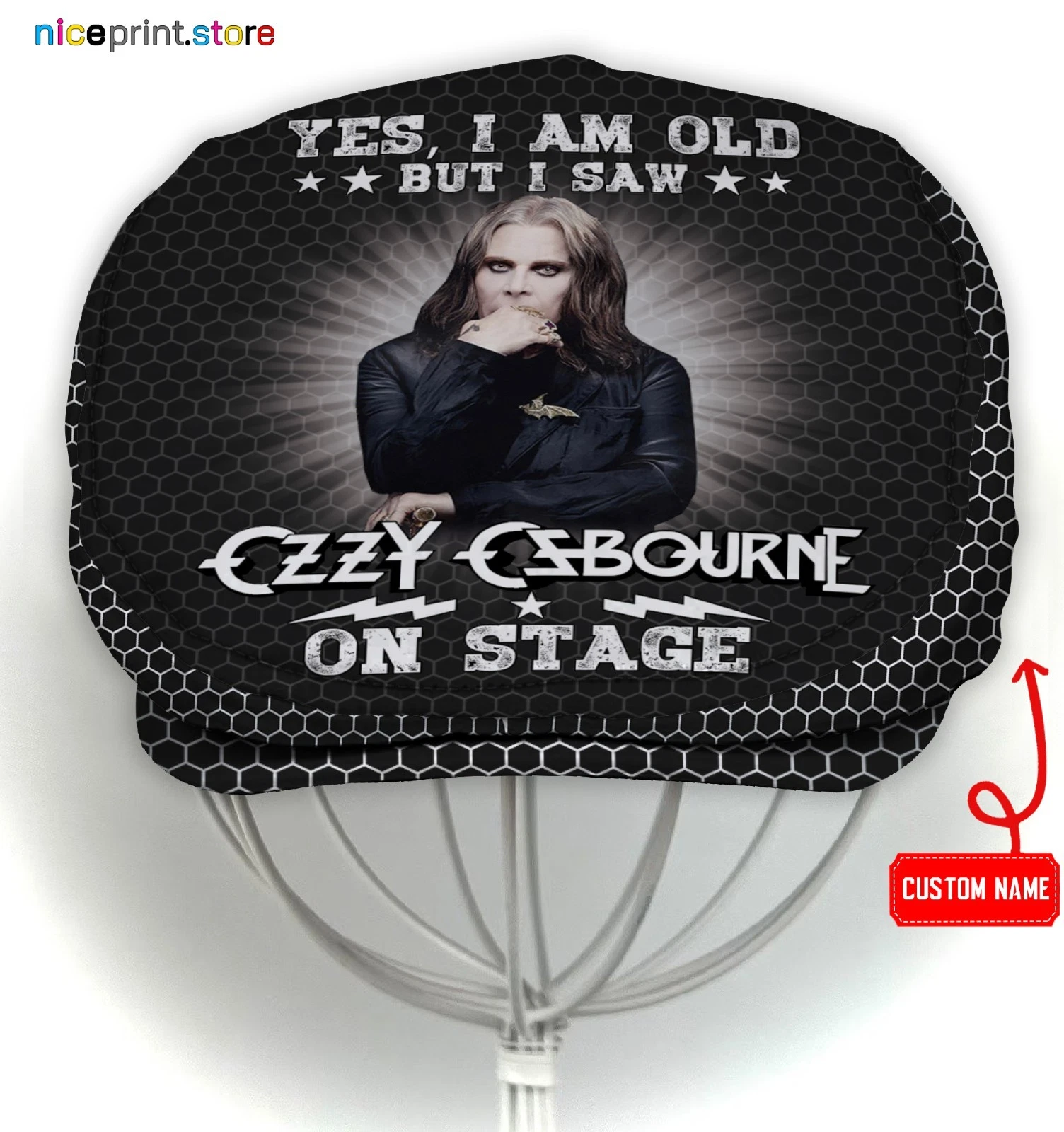 Ozzy Osbourne Jeff Cap Ozzy Osbourne Driver Cap Ozz Golf Cap Ozzy Flat cap