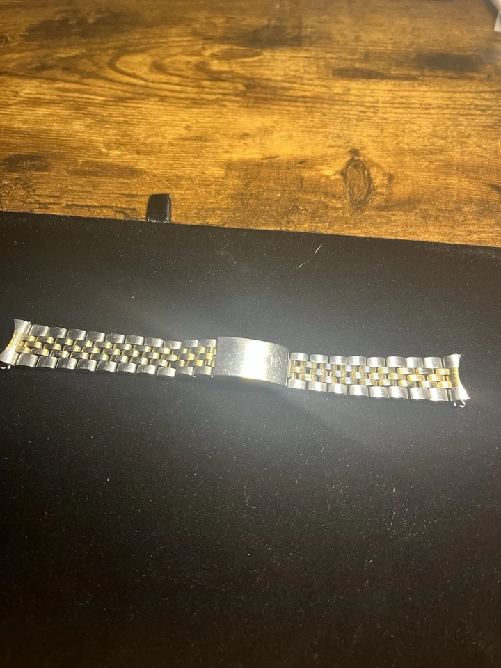 RELOJ TUDOR AUTÉNTICO PARA HOMBRE PULSERA DE DOS TONOS 19MM CON ESLABONES FINALES  Foto 2 de 4