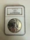 1987 Silver American Eagle NGC MS-69 Brown Label FREE SHIPPING