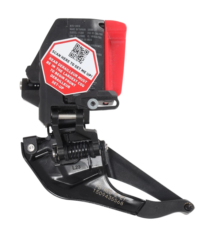 Desviador delantero SRAM Red eTap AXS E1 2x bicicleta de carretera con soldadura fuerte de 12 velocidades SIN batería Foto 2 de 4