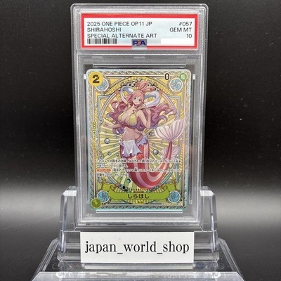 PSA 10 Shirahoshi EB01-057 SP Parallel A Fist of Divine Speed ONE