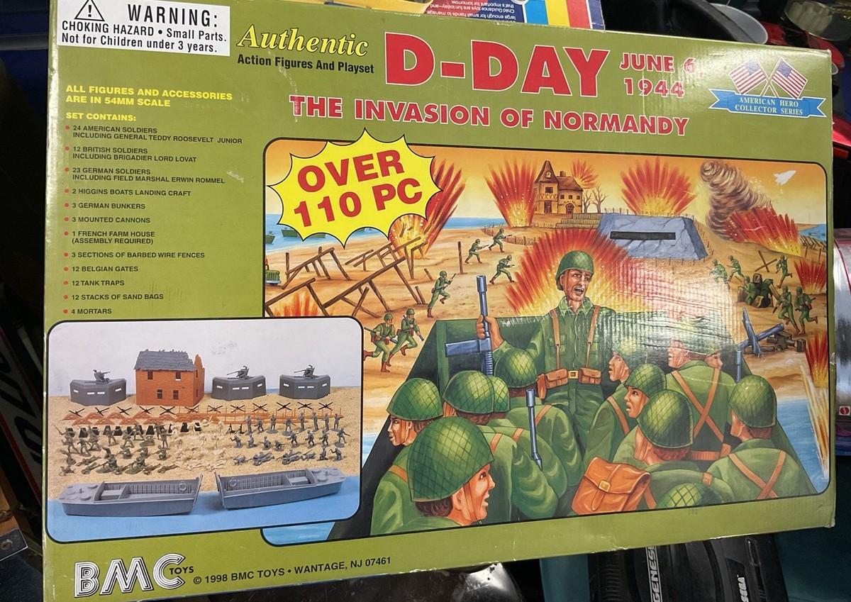 BMC 40009 D-day Plastic Army Men - Invasion of Normandy Playset