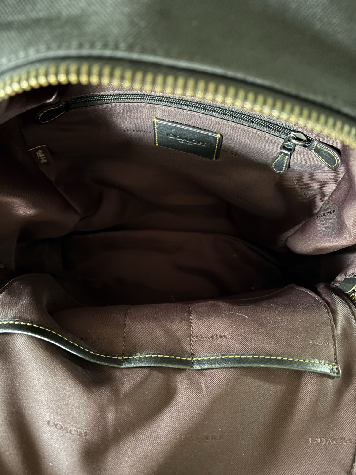 Coach Black Backpack - image 3