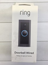 Ring Video Doorbell Wired Use Two-Way Talk Motion Detection HD Wiring require 