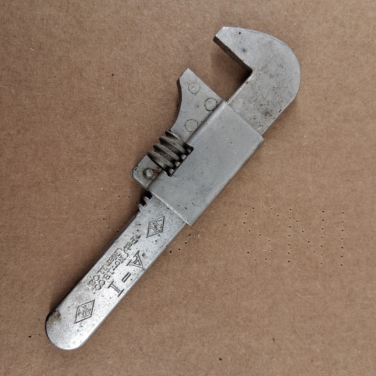 Antique Adjustable Bicycle Wrench A-I Tool Co. 5” Frank Mossburg